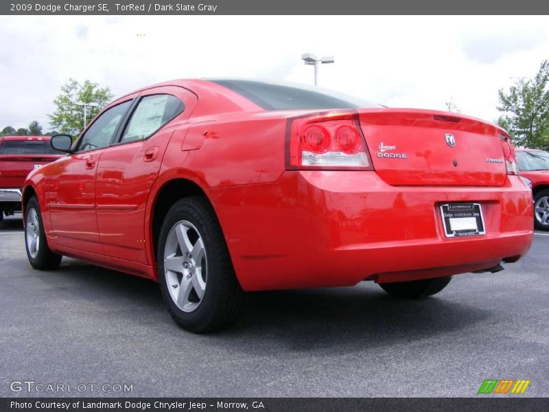 TorRed / Dark Slate Gray 2009 Dodge Charger SE