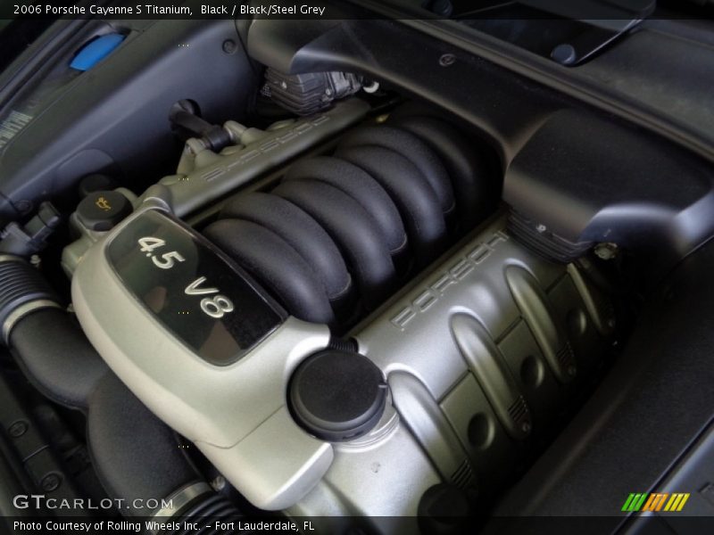 Black / Black/Steel Grey 2006 Porsche Cayenne S Titanium