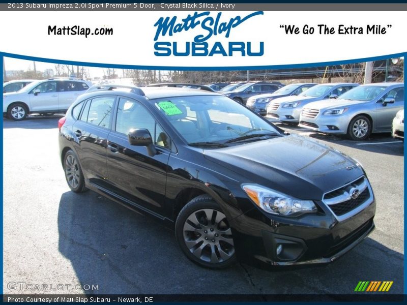Crystal Black Silica / Ivory 2013 Subaru Impreza 2.0i Sport Premium 5 Door