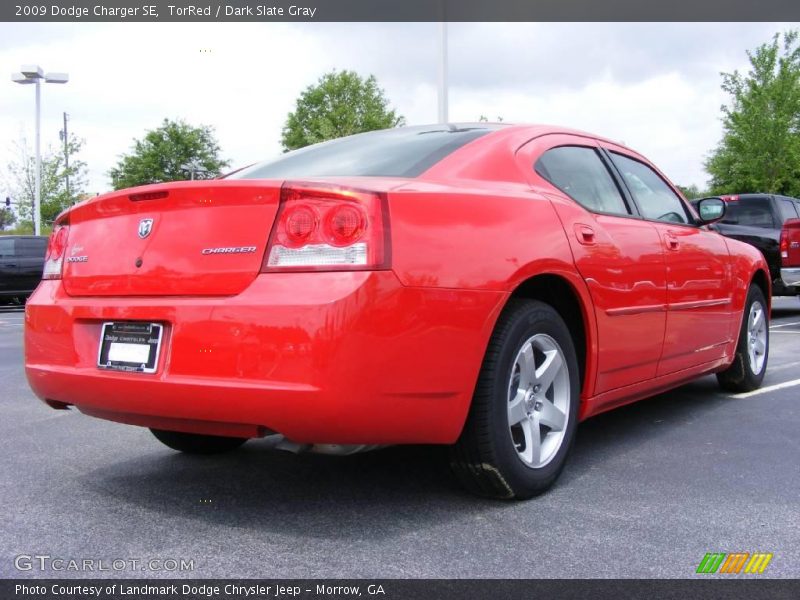 TorRed / Dark Slate Gray 2009 Dodge Charger SE