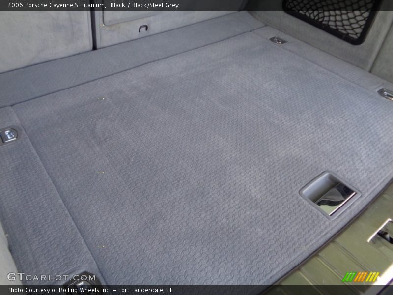 Black / Black/Steel Grey 2006 Porsche Cayenne S Titanium