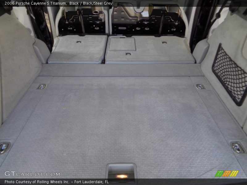 Black / Black/Steel Grey 2006 Porsche Cayenne S Titanium