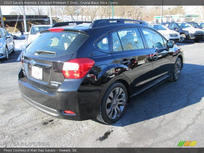 Crystal Black Silica / Ivory 2013 Subaru Impreza 2.0i Sport Premium 5 Door