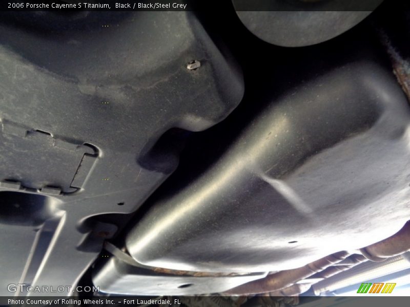 Black / Black/Steel Grey 2006 Porsche Cayenne S Titanium