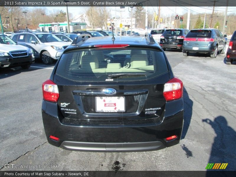 Crystal Black Silica / Ivory 2013 Subaru Impreza 2.0i Sport Premium 5 Door