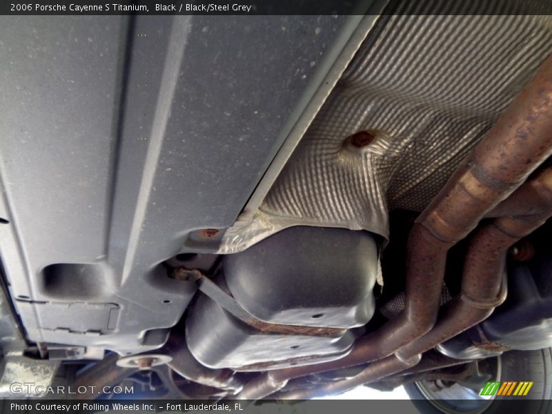 Black / Black/Steel Grey 2006 Porsche Cayenne S Titanium