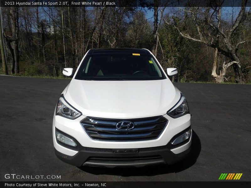 Frost White Pearl / Black 2013 Hyundai Santa Fe Sport 2.0T