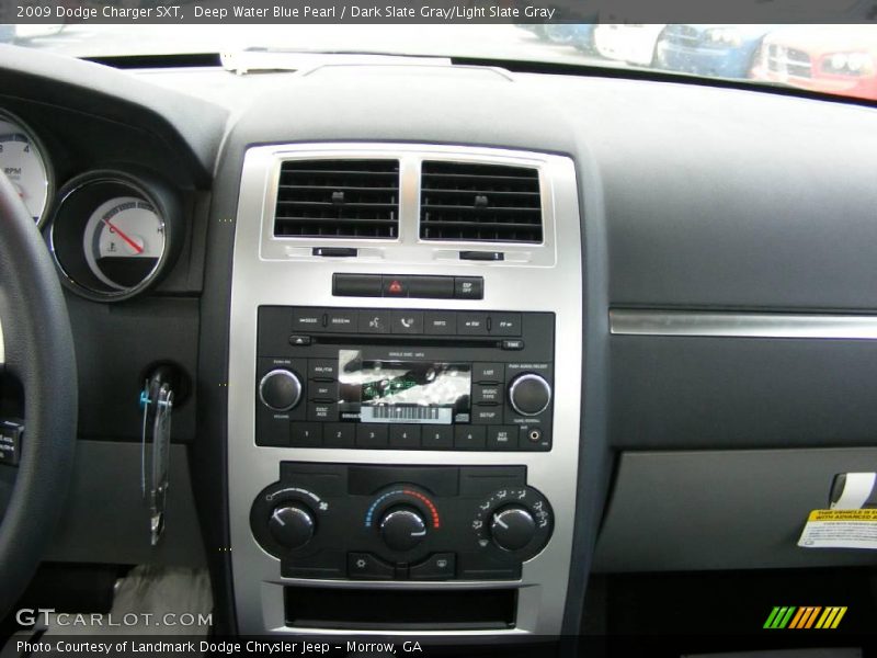 Deep Water Blue Pearl / Dark Slate Gray/Light Slate Gray 2009 Dodge Charger SXT