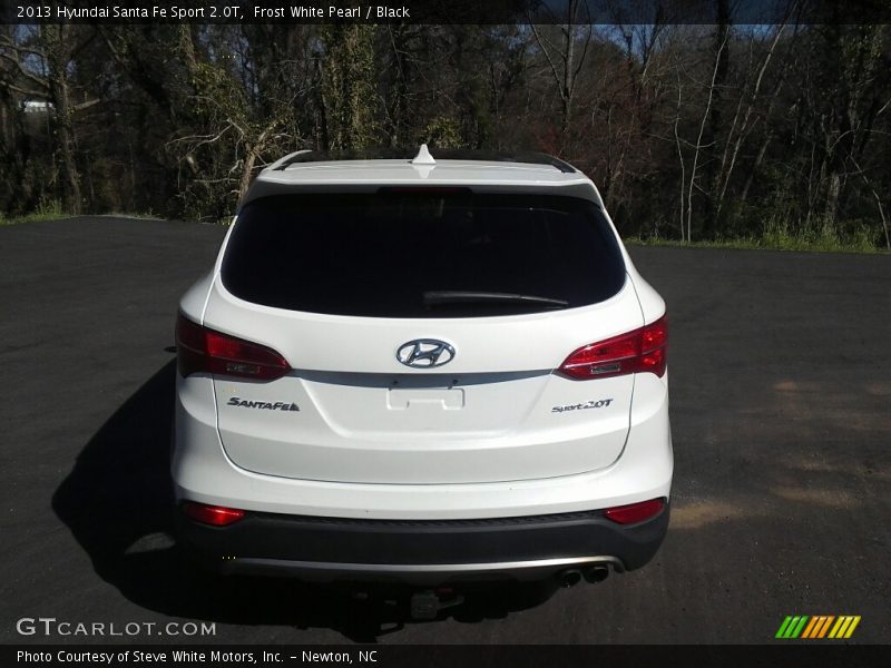 Frost White Pearl / Black 2013 Hyundai Santa Fe Sport 2.0T
