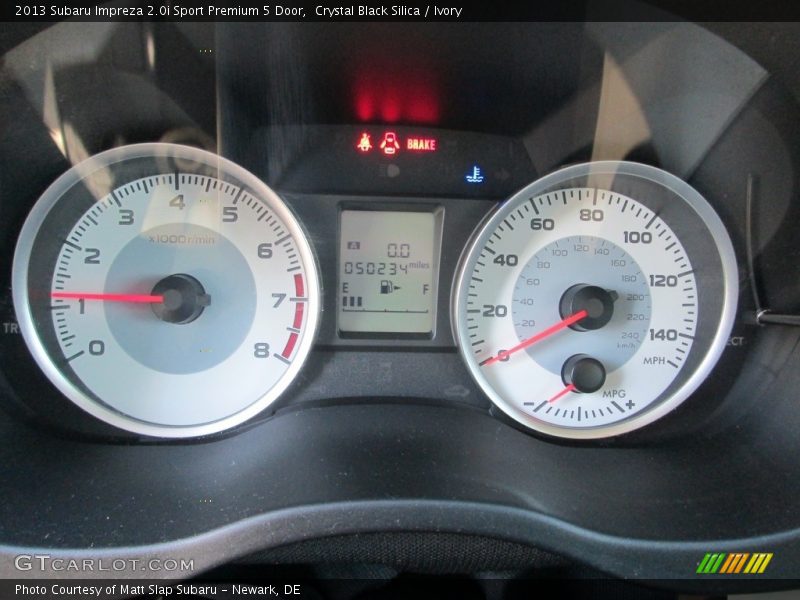 Crystal Black Silica / Ivory 2013 Subaru Impreza 2.0i Sport Premium 5 Door