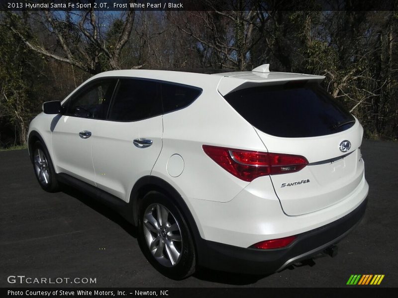Frost White Pearl / Black 2013 Hyundai Santa Fe Sport 2.0T