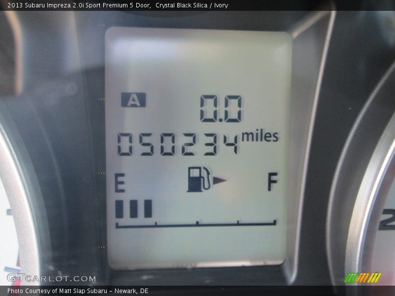 Crystal Black Silica / Ivory 2013 Subaru Impreza 2.0i Sport Premium 5 Door