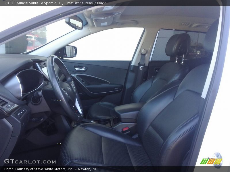 Frost White Pearl / Black 2013 Hyundai Santa Fe Sport 2.0T