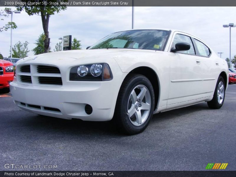 Stone White / Dark Slate Gray/Light Slate Gray 2009 Dodge Charger SE