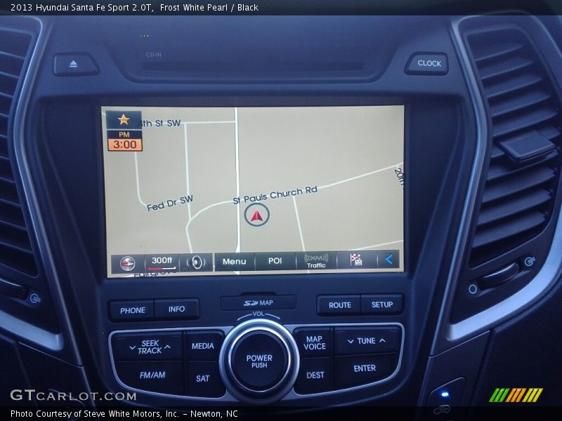 Frost White Pearl / Black 2013 Hyundai Santa Fe Sport 2.0T