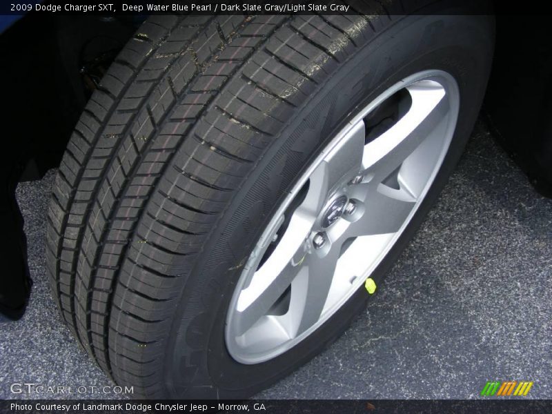 Deep Water Blue Pearl / Dark Slate Gray/Light Slate Gray 2009 Dodge Charger SXT