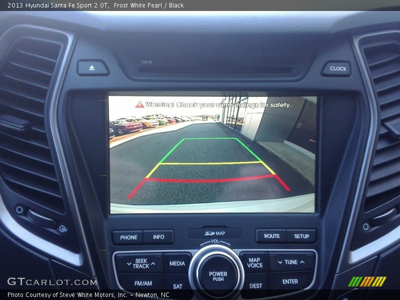 Frost White Pearl / Black 2013 Hyundai Santa Fe Sport 2.0T