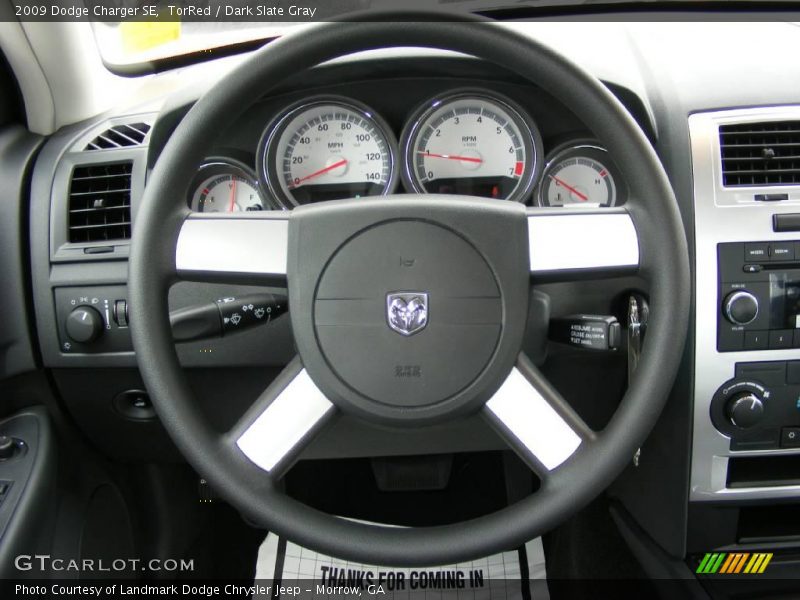 TorRed / Dark Slate Gray 2009 Dodge Charger SE