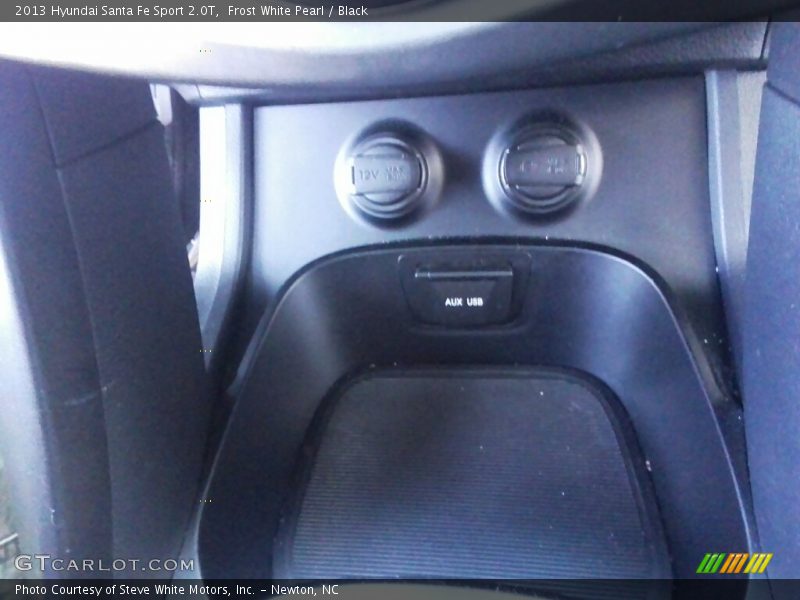 Frost White Pearl / Black 2013 Hyundai Santa Fe Sport 2.0T