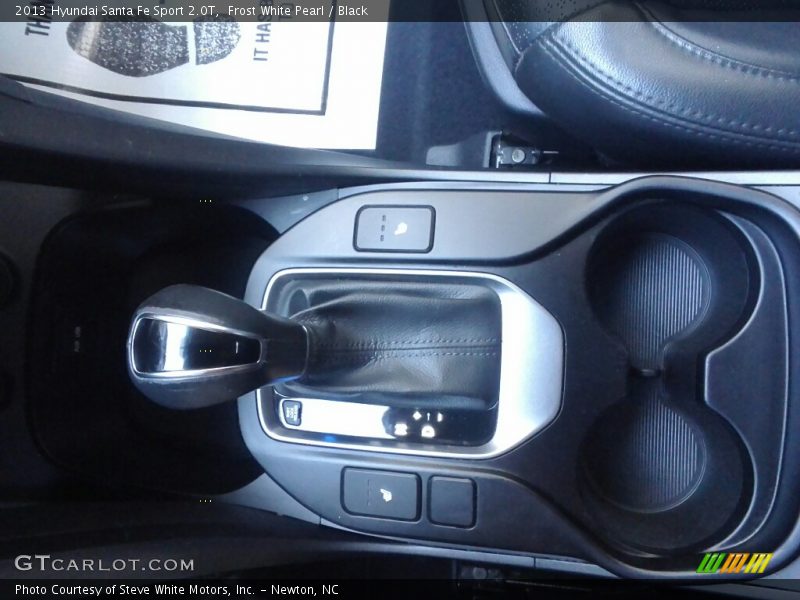 Frost White Pearl / Black 2013 Hyundai Santa Fe Sport 2.0T