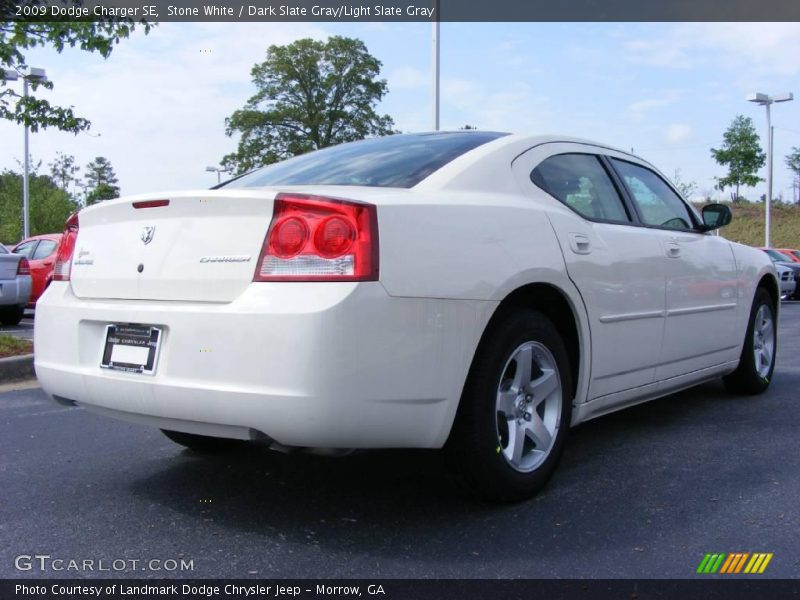 Stone White / Dark Slate Gray/Light Slate Gray 2009 Dodge Charger SE