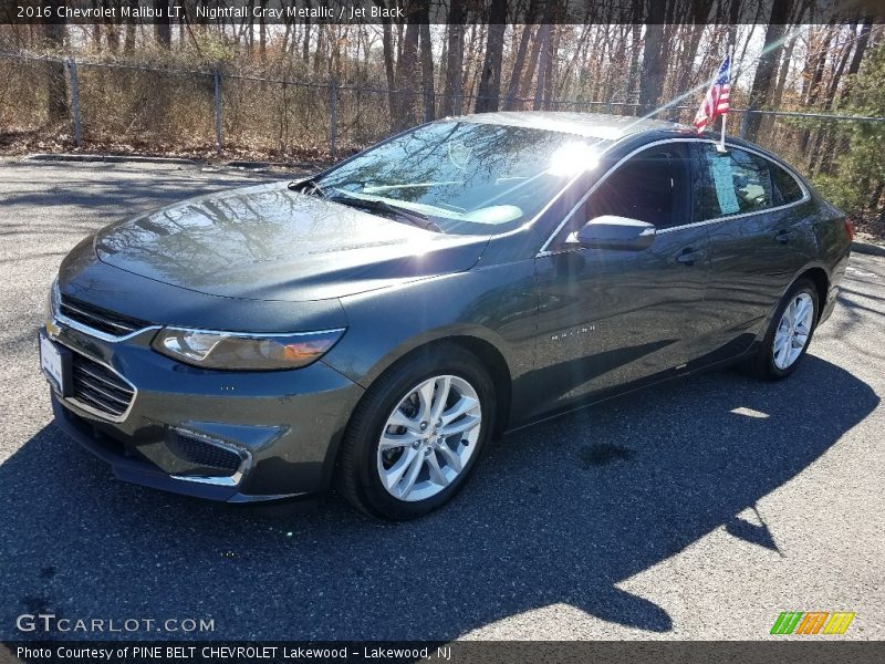 Nightfall Gray Metallic / Jet Black 2016 Chevrolet Malibu LT