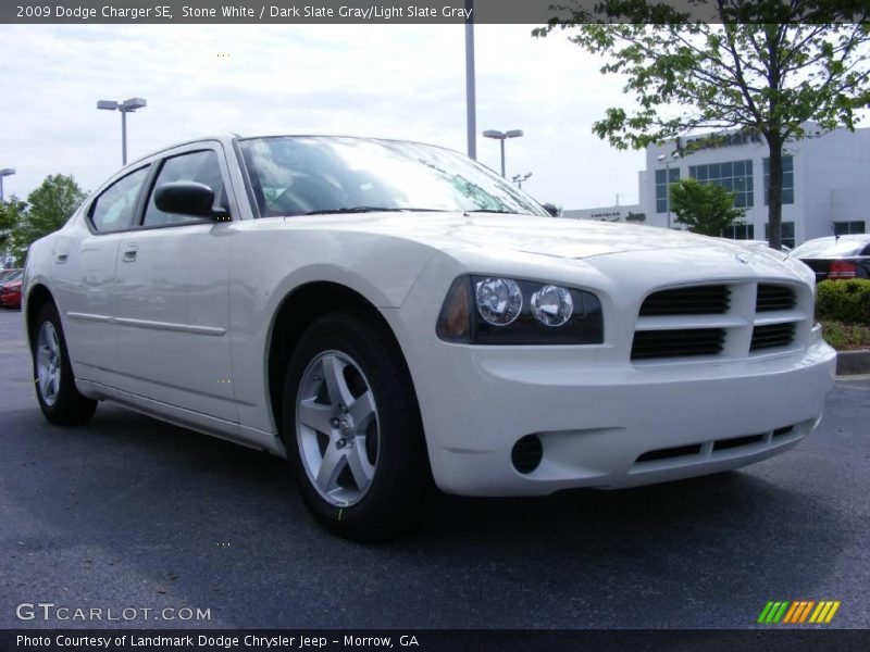 Stone White / Dark Slate Gray/Light Slate Gray 2009 Dodge Charger SE