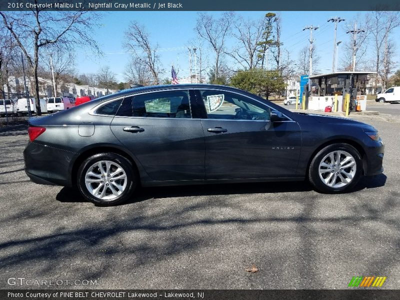 Nightfall Gray Metallic / Jet Black 2016 Chevrolet Malibu LT