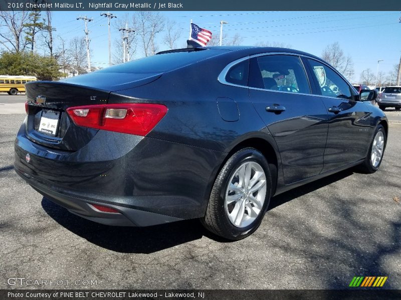 Nightfall Gray Metallic / Jet Black 2016 Chevrolet Malibu LT