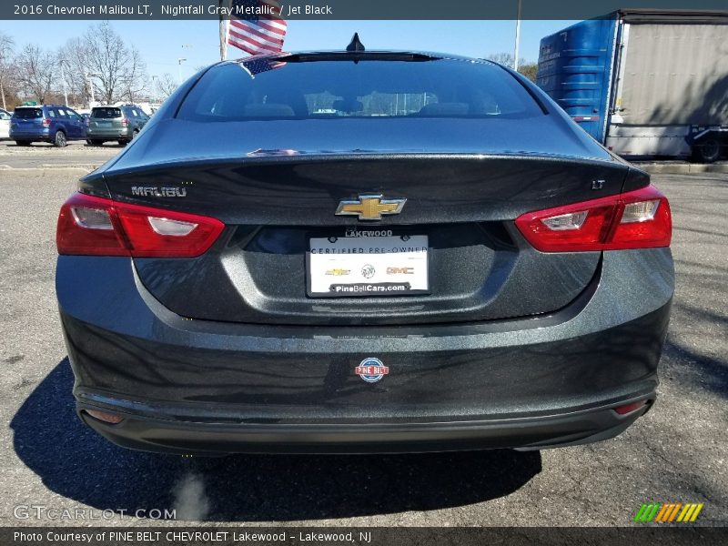 Nightfall Gray Metallic / Jet Black 2016 Chevrolet Malibu LT