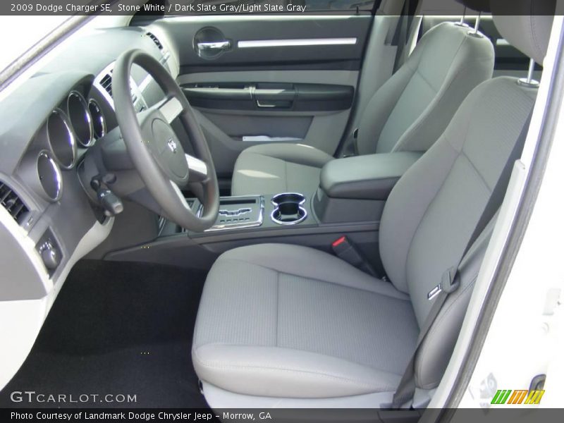Stone White / Dark Slate Gray/Light Slate Gray 2009 Dodge Charger SE
