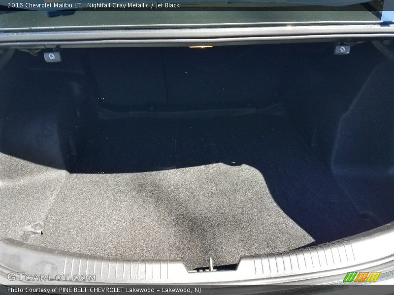 Nightfall Gray Metallic / Jet Black 2016 Chevrolet Malibu LT