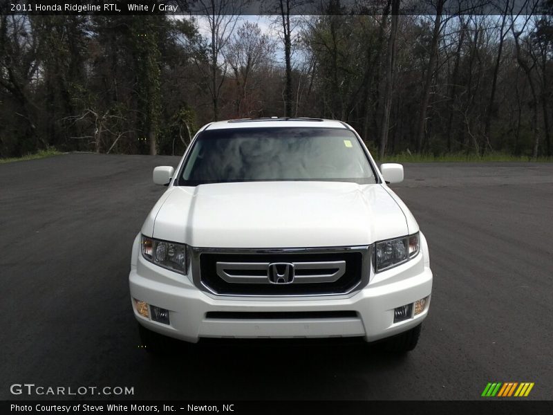 White / Gray 2011 Honda Ridgeline RTL