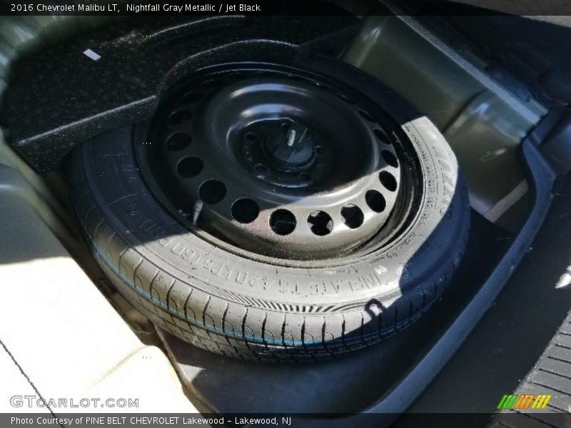 Nightfall Gray Metallic / Jet Black 2016 Chevrolet Malibu LT