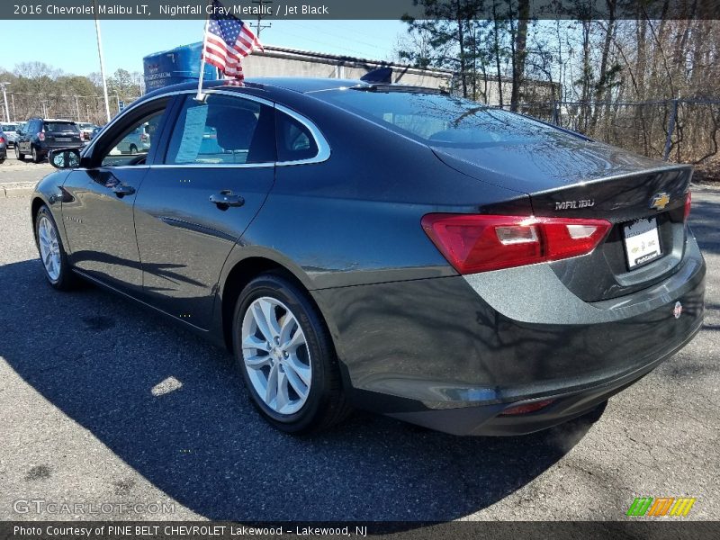 Nightfall Gray Metallic / Jet Black 2016 Chevrolet Malibu LT
