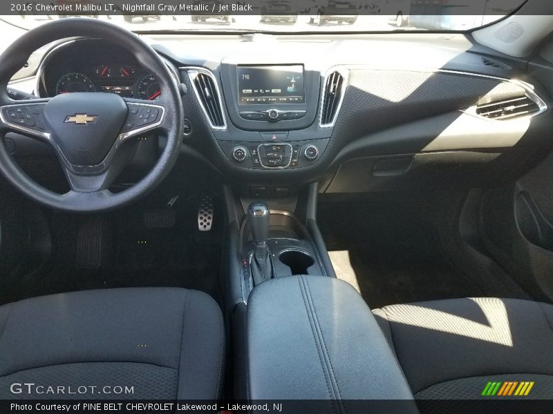 Nightfall Gray Metallic / Jet Black 2016 Chevrolet Malibu LT