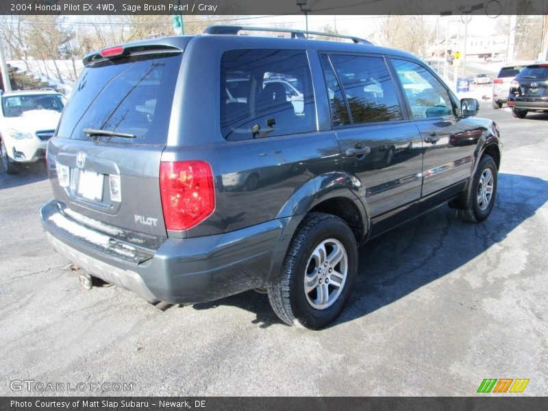 Sage Brush Pearl / Gray 2004 Honda Pilot EX 4WD