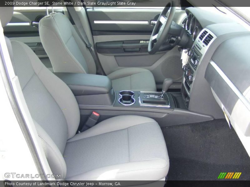 Stone White / Dark Slate Gray/Light Slate Gray 2009 Dodge Charger SE