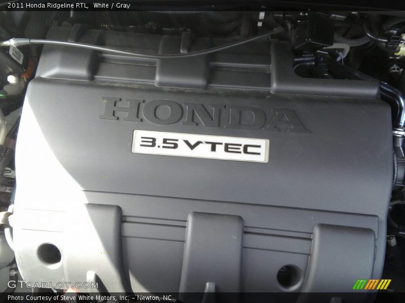 White / Gray 2011 Honda Ridgeline RTL