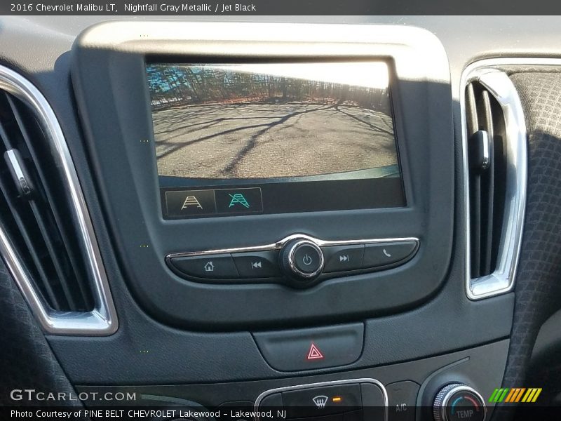 Nightfall Gray Metallic / Jet Black 2016 Chevrolet Malibu LT