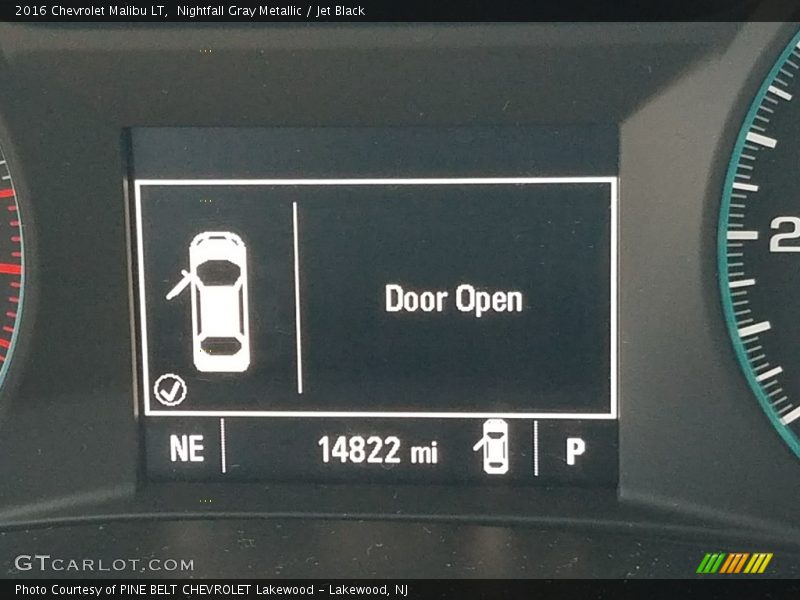 Nightfall Gray Metallic / Jet Black 2016 Chevrolet Malibu LT