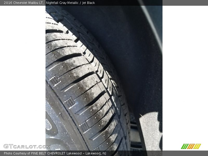 Nightfall Gray Metallic / Jet Black 2016 Chevrolet Malibu LT