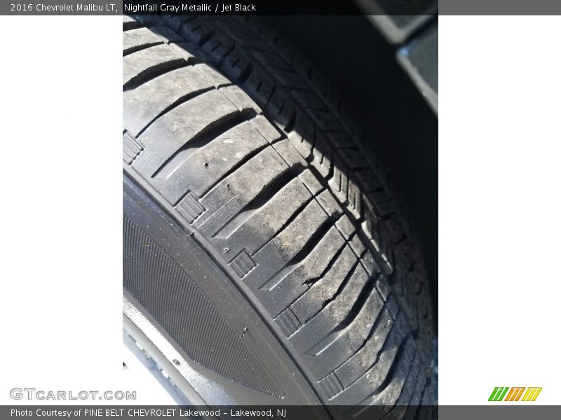 Nightfall Gray Metallic / Jet Black 2016 Chevrolet Malibu LT