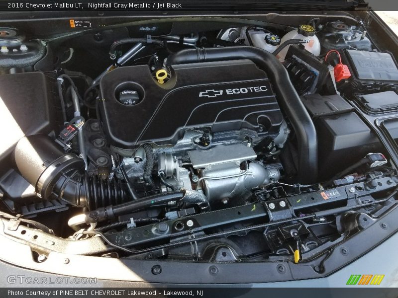 Nightfall Gray Metallic / Jet Black 2016 Chevrolet Malibu LT