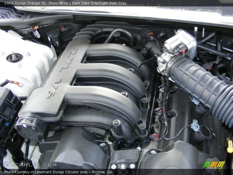 Stone White / Dark Slate Gray/Light Slate Gray 2009 Dodge Charger SE