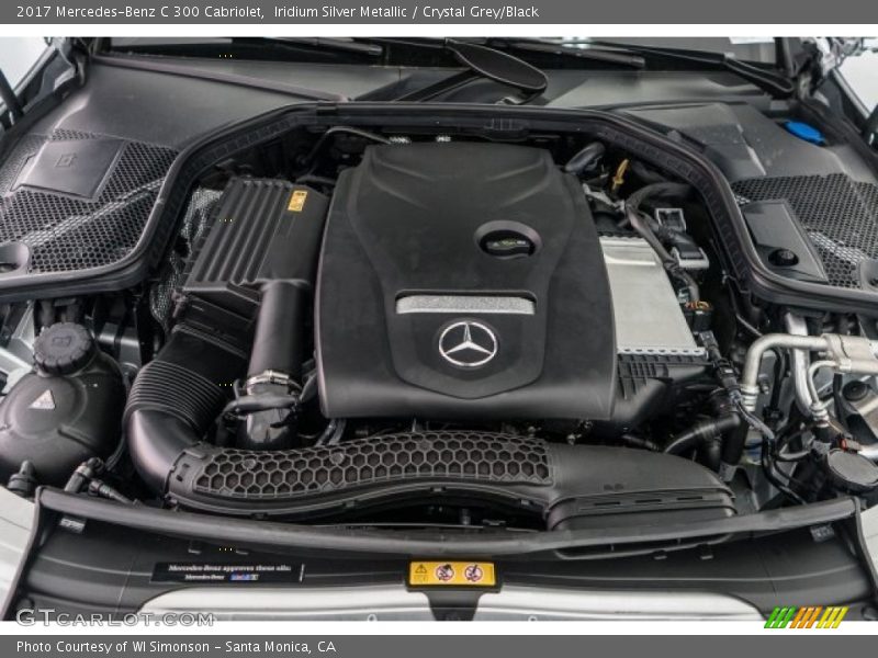 Iridium Silver Metallic / Crystal Grey/Black 2017 Mercedes-Benz C 300 Cabriolet