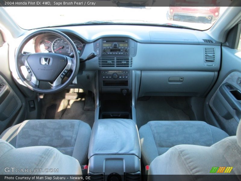 Sage Brush Pearl / Gray 2004 Honda Pilot EX 4WD