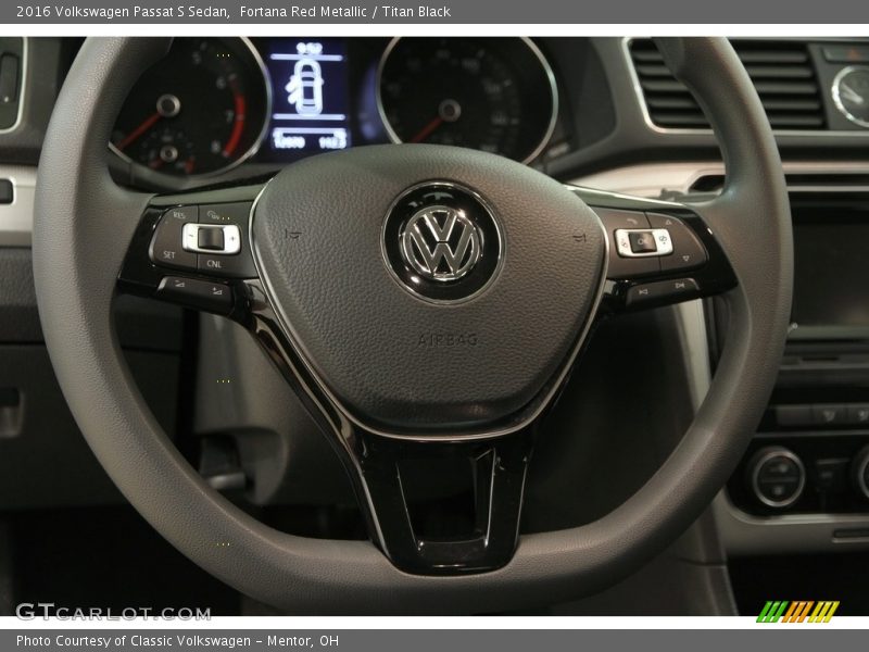  2016 Passat S Sedan Steering Wheel