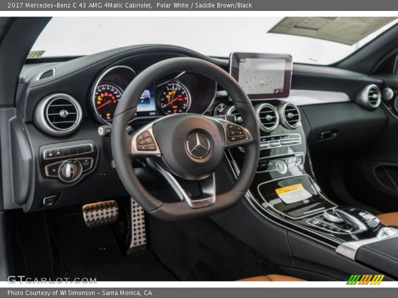 Dashboard of 2017 C 43 AMG 4Matic Cabriolet