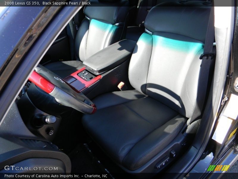 Black Sapphire Pearl / Black 2008 Lexus GS 350